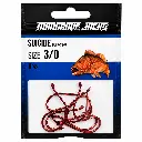 Mangrove Jacks Suicide Hook Red | Size 3/0 | 9 Pack