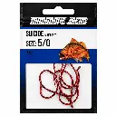 Mangrove Jacks Suicide Hook Red | Size 5/0 | 7 Pack
