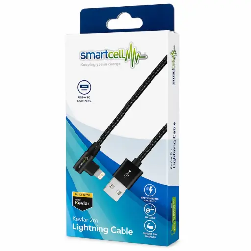 [9337217009146] Smartcell Kevlar Lightning Cable | 2m