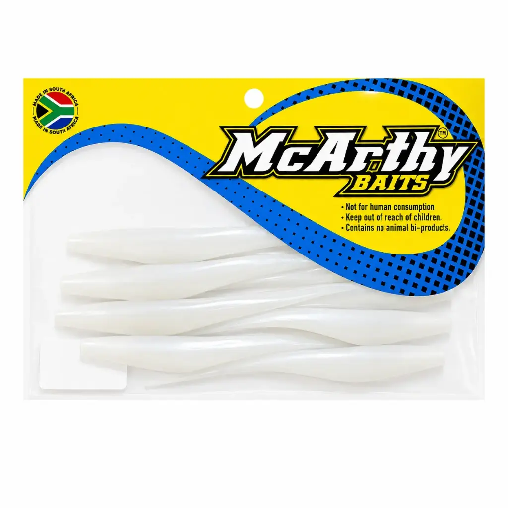 Macarthy Baits Jerk Minnow | 5" | White Pearl