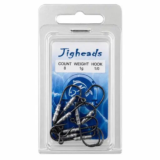 [9340457010117] Madmic's Jighead 1g Hook | Size 1/0 | 6 Pack