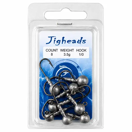 [9340457022424] Madmic's Jighead 3.5g | Size 1/0 | 8 Pack