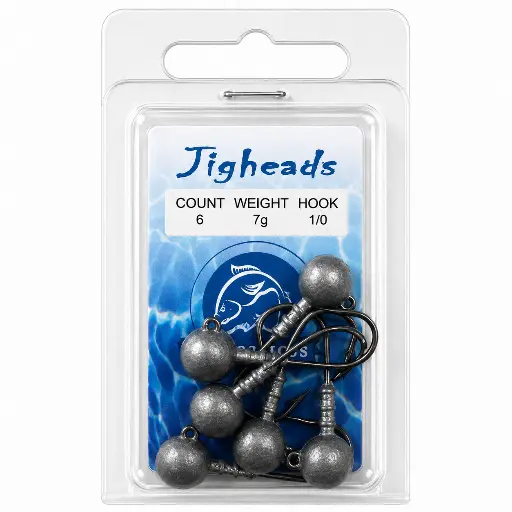 [9340457025029] Madmic's Jighead 7g Hook | Size 1/0 | 6 Pack