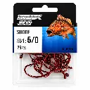 Mangrove Jacks Suicide Hook Red | Size 5/0 | 25 Pack