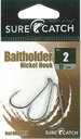 SureCatch Baitholder Nickel Hooks | Size 2 | 12 Pack